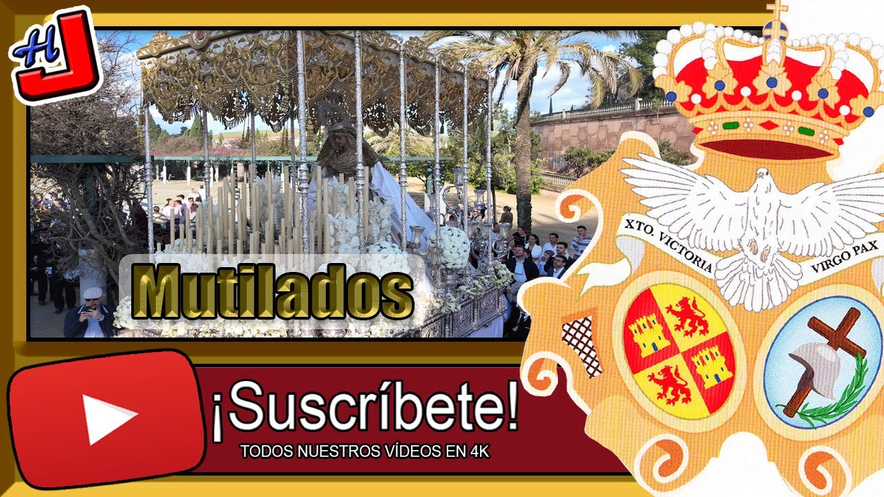 ⛪️ HDAD DE LOS MUTILADOS 🎶 🕯Domingo de Ramos 🥁 SEMANA SANTA 2025 ⚜️ Palio ⚜️ 4K 📹