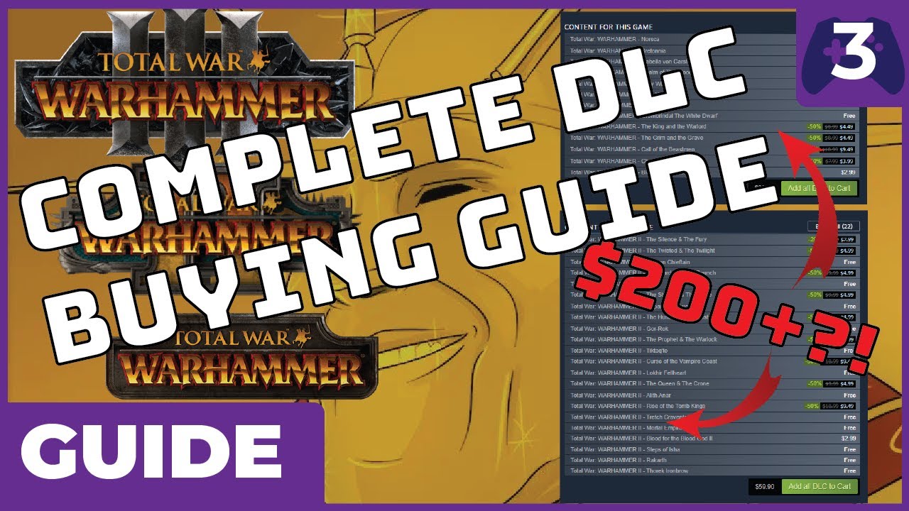 [UPDATED] What DLC should I buy?! - Total War Warhammer 3 Immortal Empires Complete DLC Guide