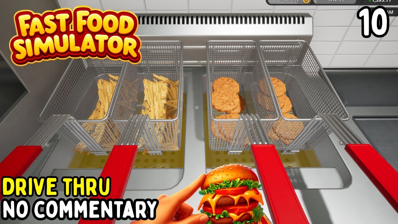 Fast Food Simulator 🍔🍟 Unlocked Frothed Coffee!! ☕ + STOCKING UP | Solo Longplay No Commentary #10
