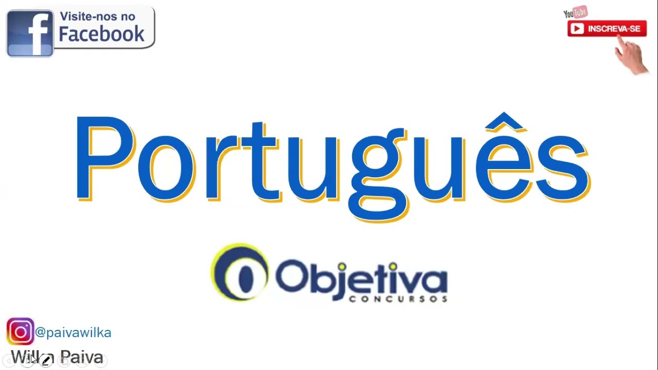 Quest&otilde;es de Portugu&ecirc;s da banca OBJETIVA CONCURSOS 2025