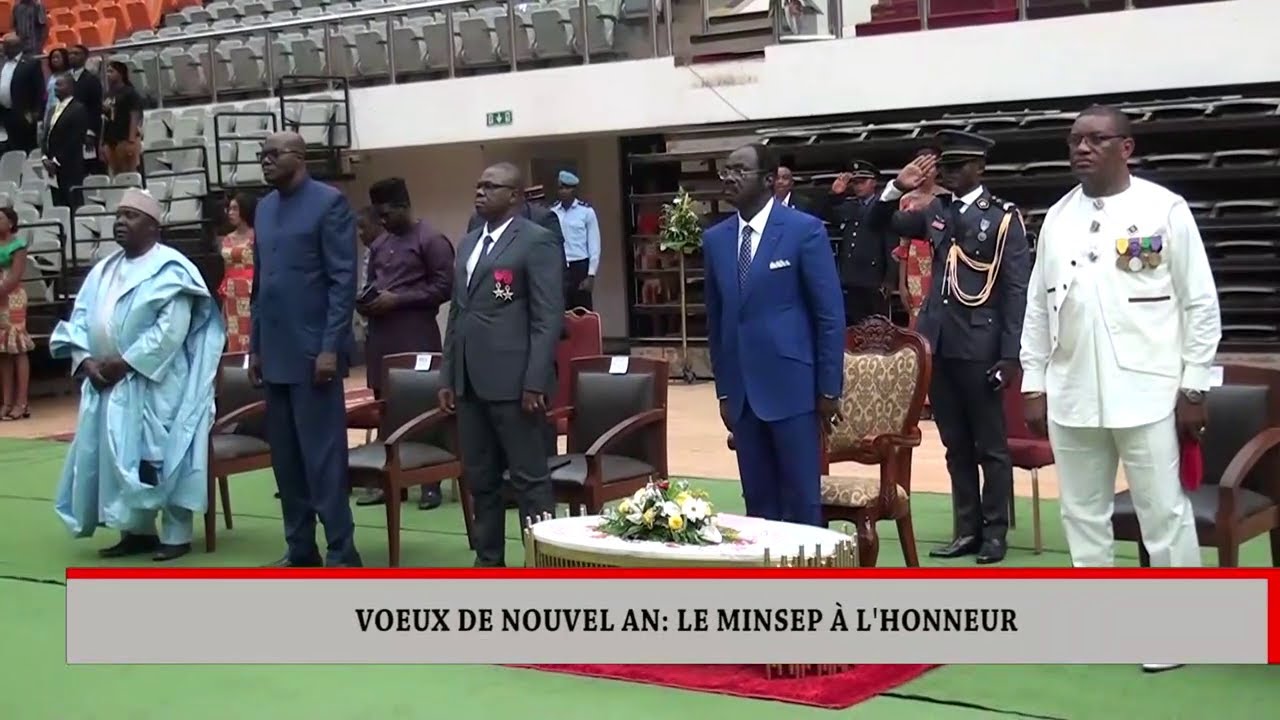 VOEUX DE NOUVEL AN : LE MINSEP &Agrave; L'HONNEUR