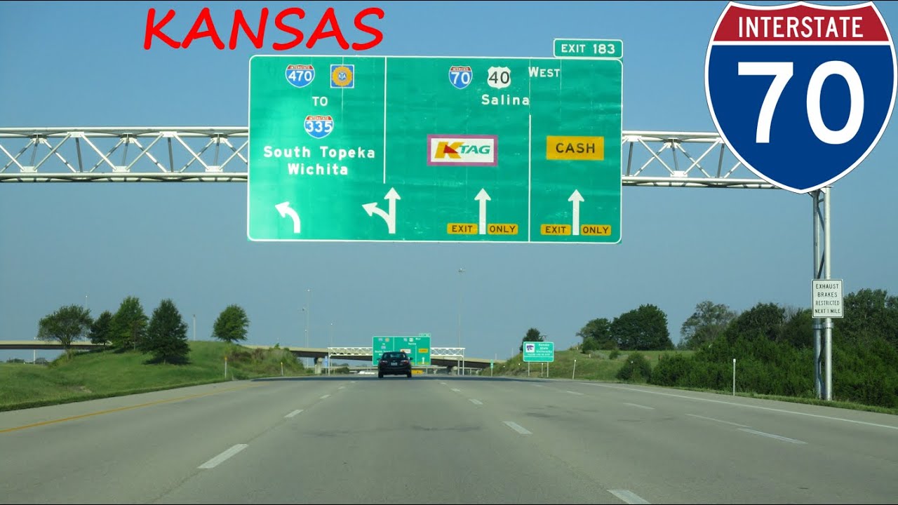 Interstate 70 - Kansas westbound [FULL LENGTH VIDEO]