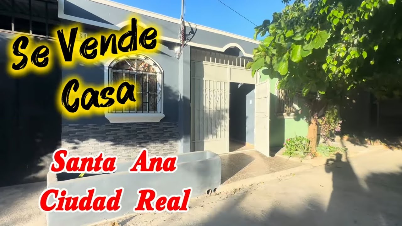 Se vende hermosa casa en Santa Ana amueblada y remodelada - Ciudad Real con las ¡¡¡3B!!!