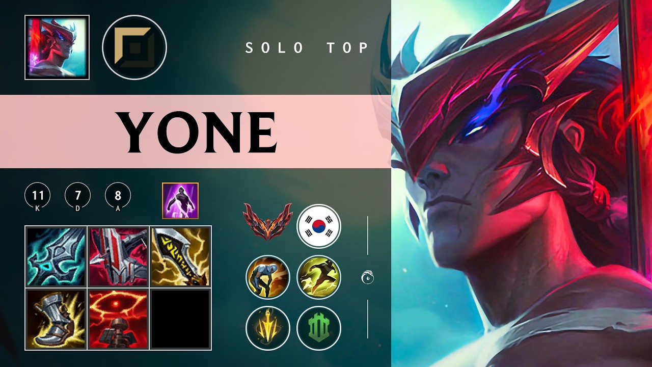 Yone Top vs Olaf - KR Grandmaster Patch 26.04