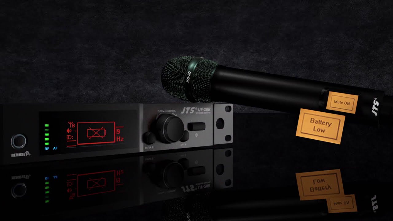 JTS UF 20 Dual Channel Wideband True Diversity System