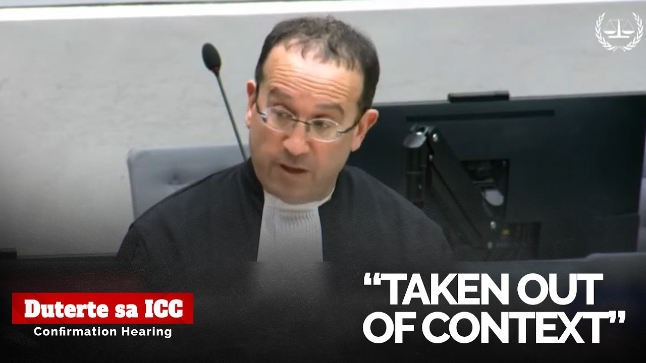 Kaufman: Oplan Tokhang, “taken out of context” | Duterte sa ICC