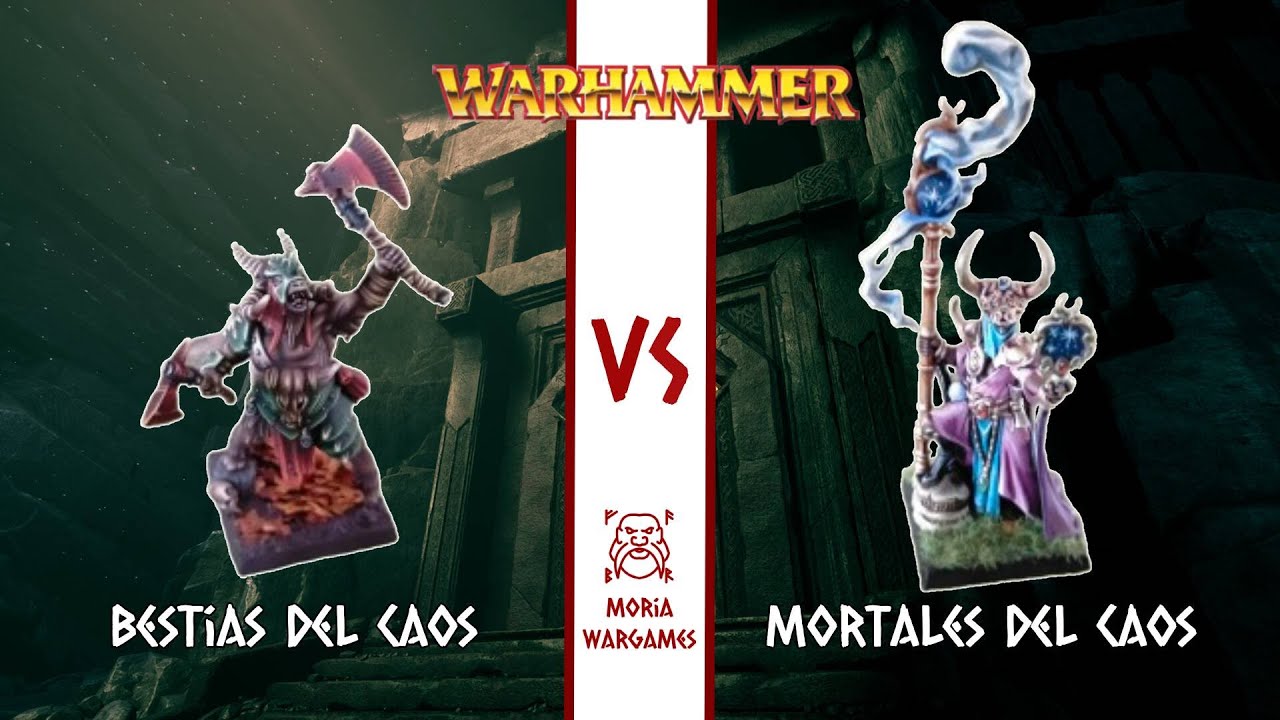 Bestias del Caos vs Mortales del Caos | Warhammer Fantasy | 6a ed con MDNR 2000p