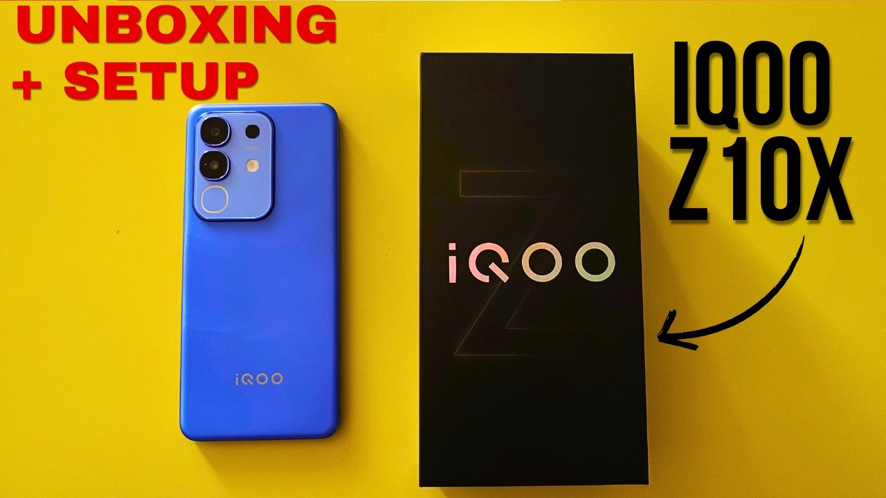 IQOO Z10x The Budget King Unboxing + First Time Setup Like Pro