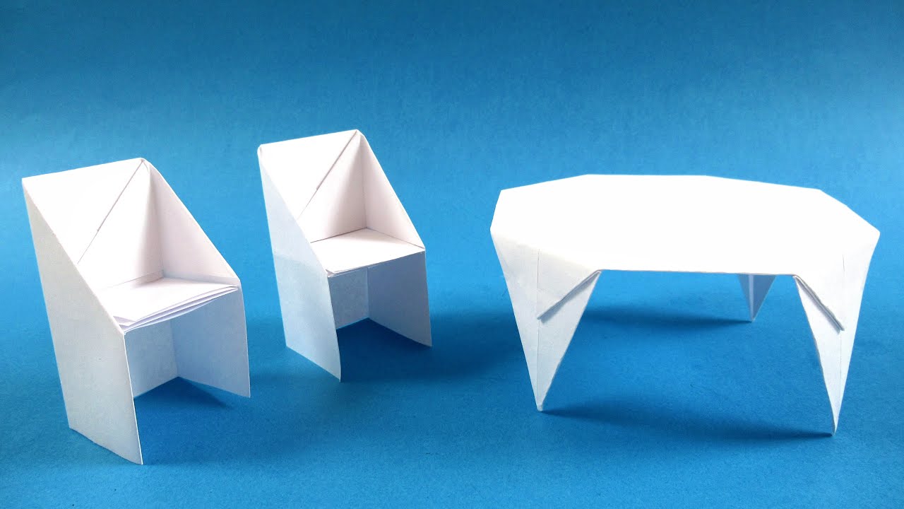 How to make a paper Chair