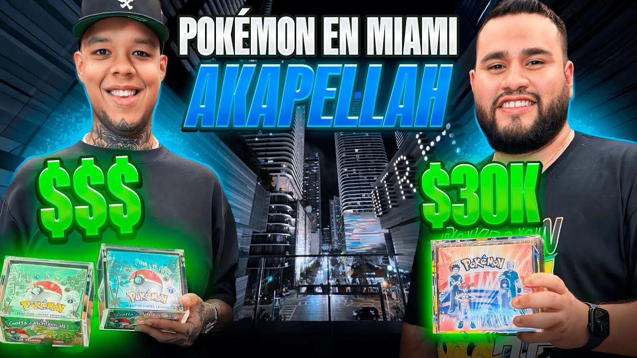 Visitando tiendas de Pokémon en Miami con Akapellah
