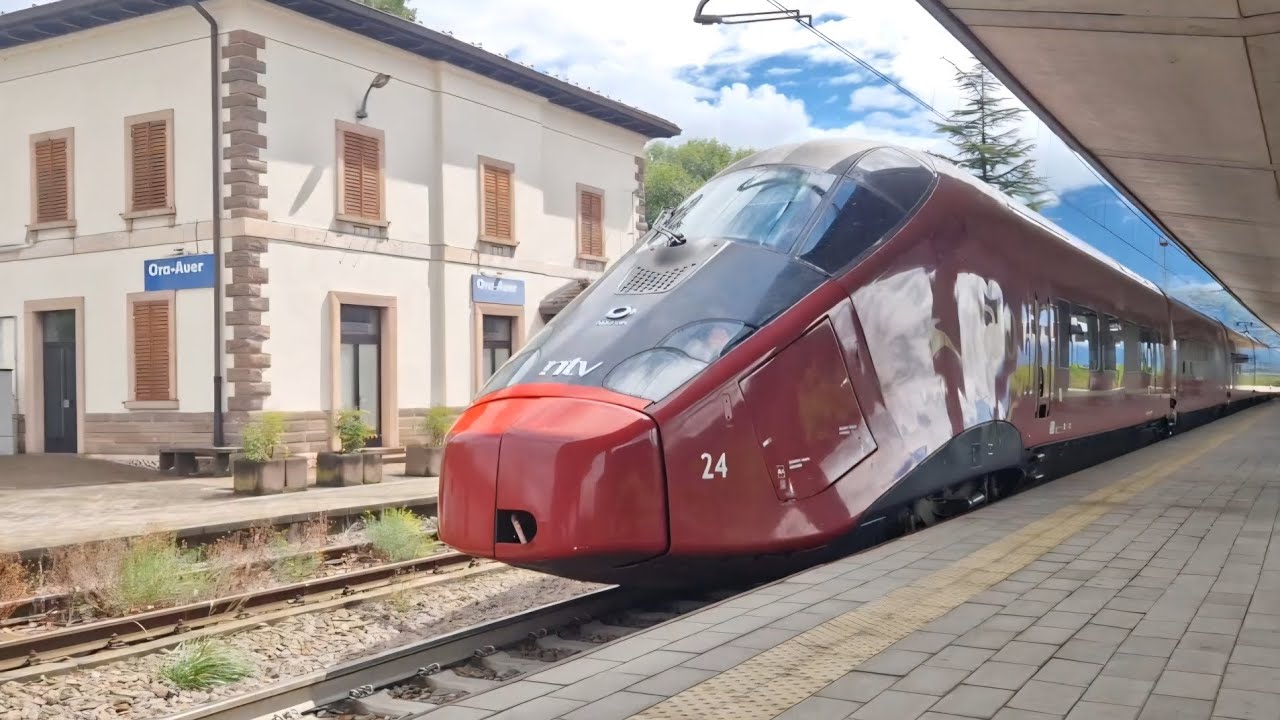 30 minuti di orologio in stazione ad Ora Auer sulla linea Verona Brennero 