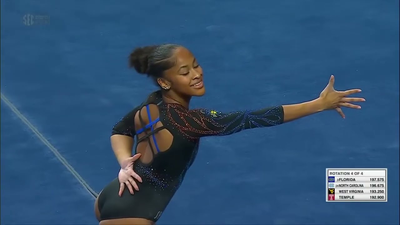 Skye Blakely (Florida) - Floor (9.875) - 2026 UNC, Temple, WVU at Florida - NCAA Gymnastics