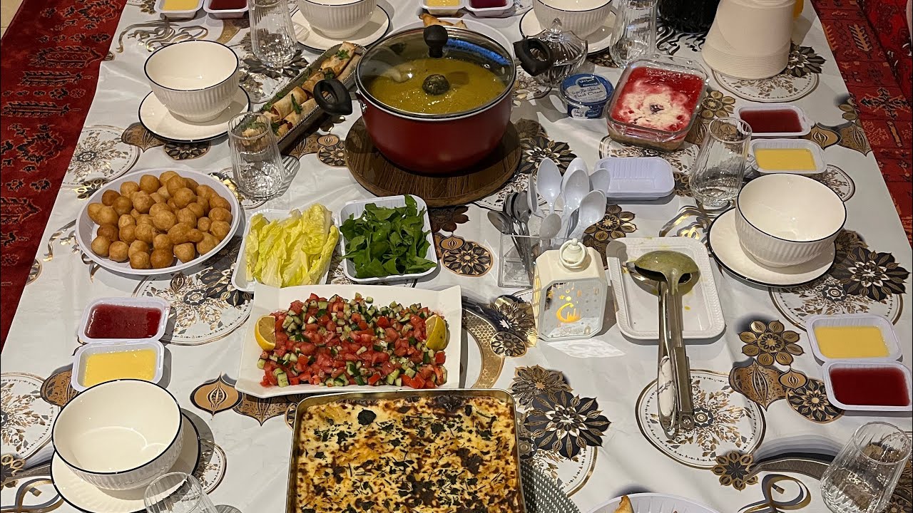الحمدلله على التمام 🌙اول يوم فطور رمضان🍃✨