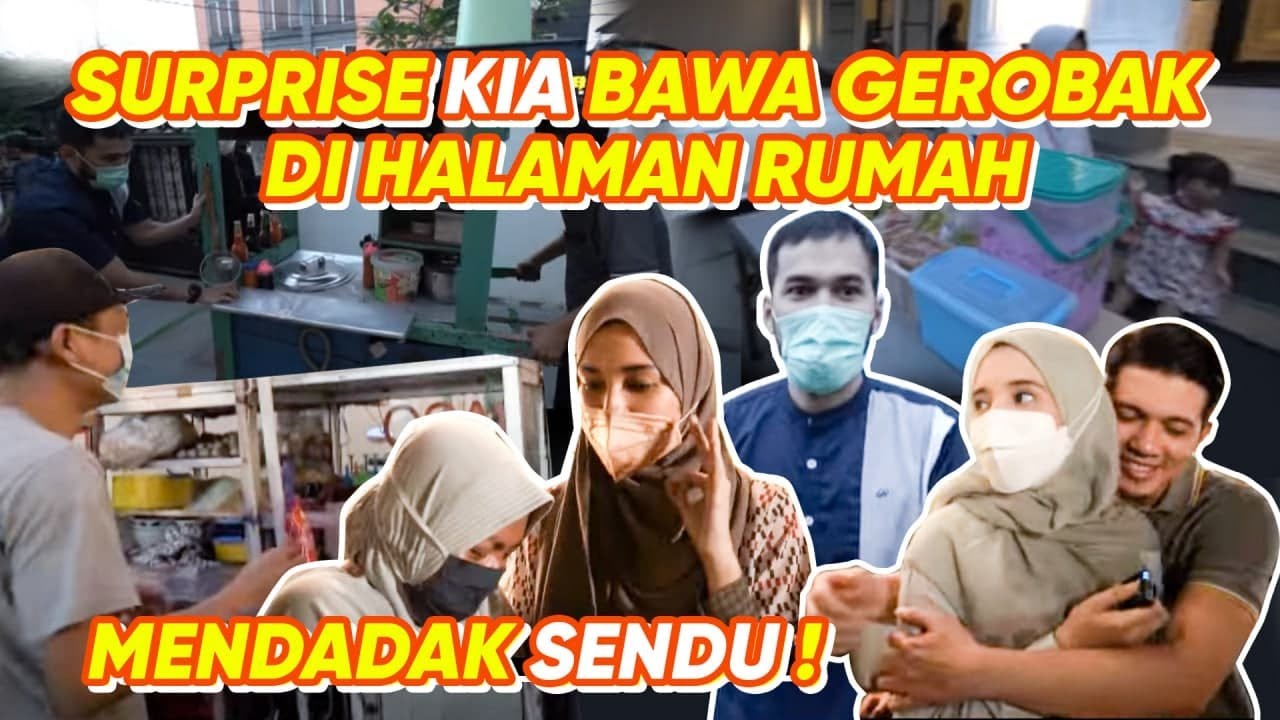 KIA KAGET ,HALAMAN RUMAHNYA BANYAK GEROBAK MAKANAN !!!