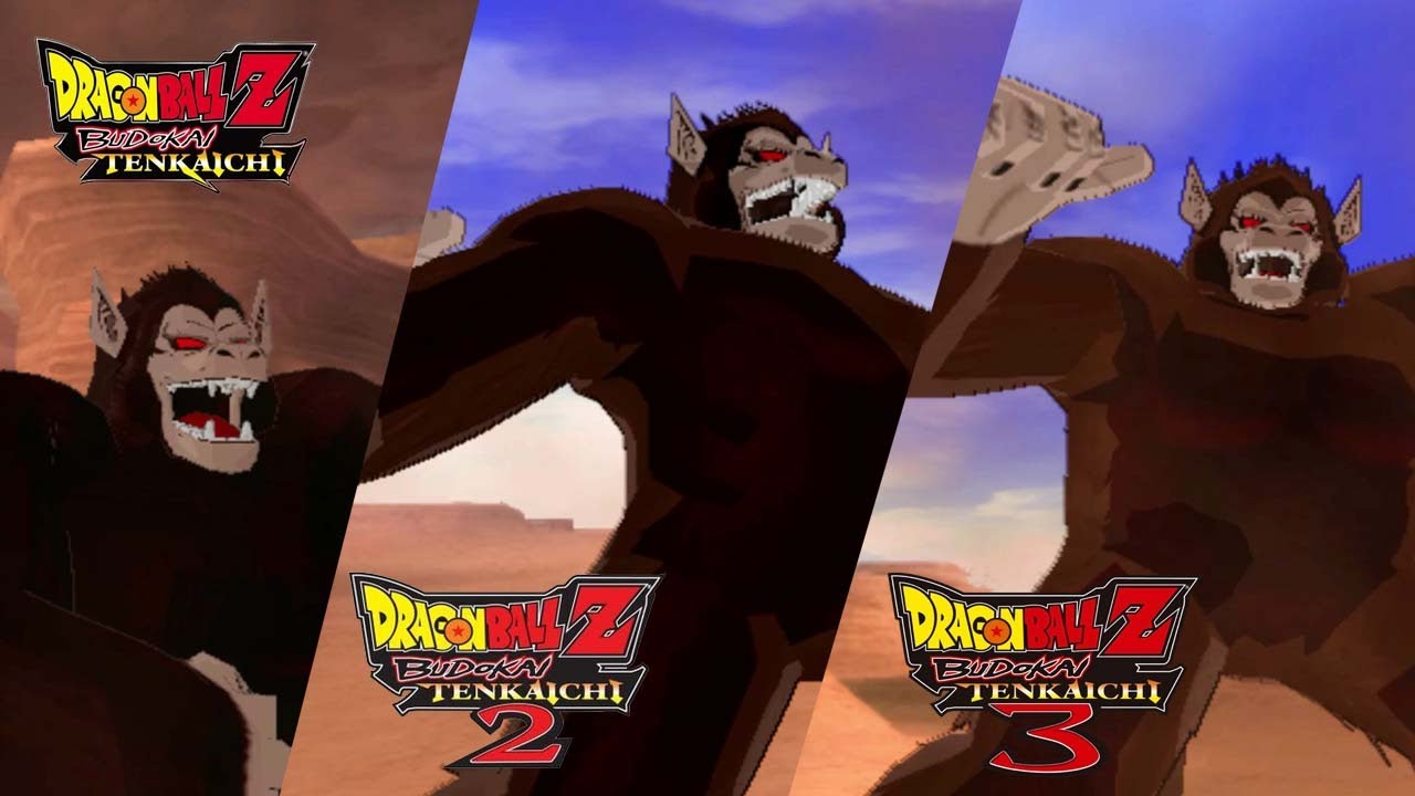 Dragon Ball Z Budokai Tenkaichi Great Ape Evolution TENKAICHI 1 - 3