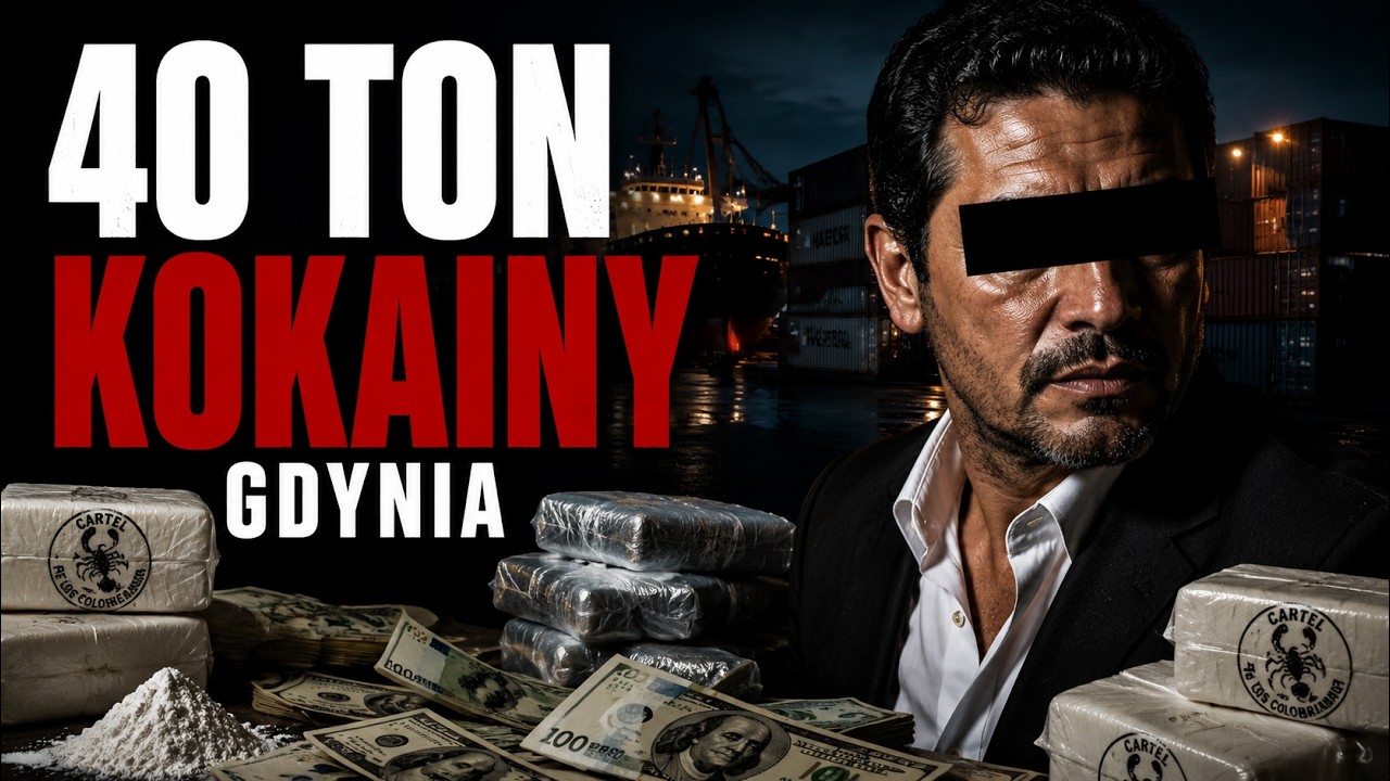 40 TON KOKAINY w polskim porcie. NAJWIĘKSZY PRZEMYT w historii Polski 💀
