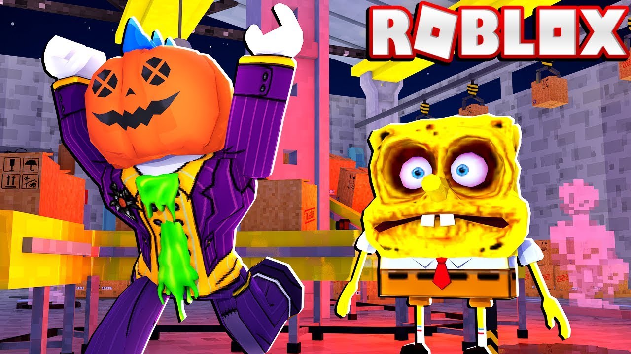 Help I Am Trapped In SpongeBobs SquarePants House And Hes After me! Roblox Sponge