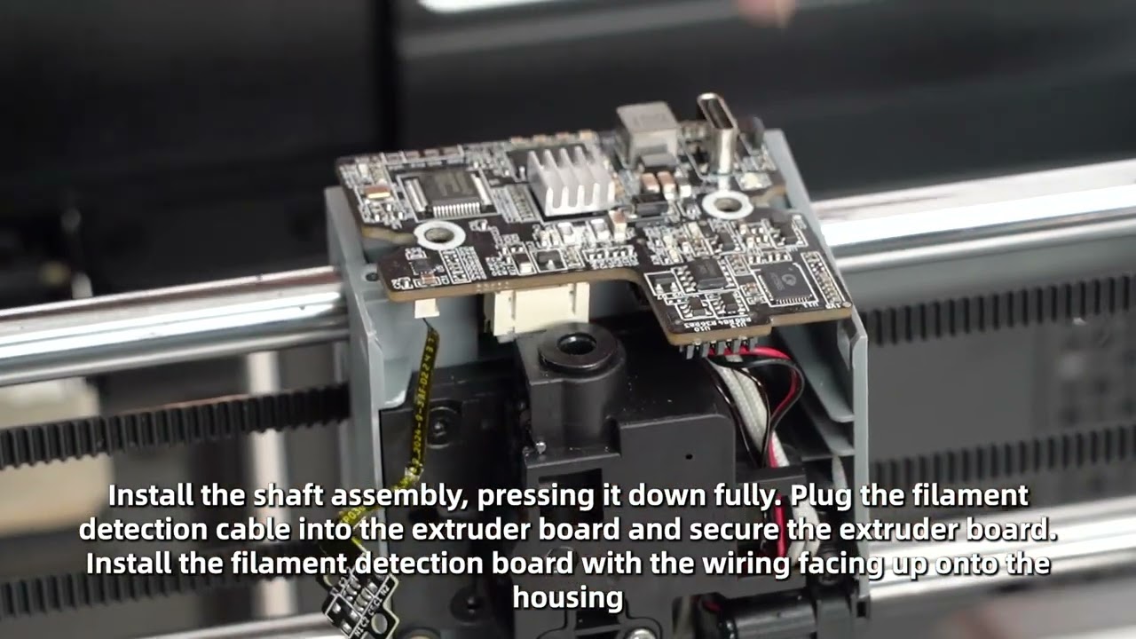 Replace the filament detector assembly
