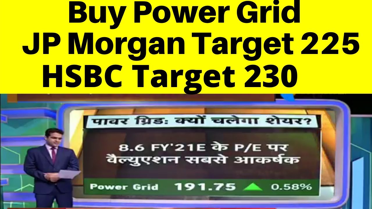 Buy Power Grid Share Jp Morgan and HSBC raise Target