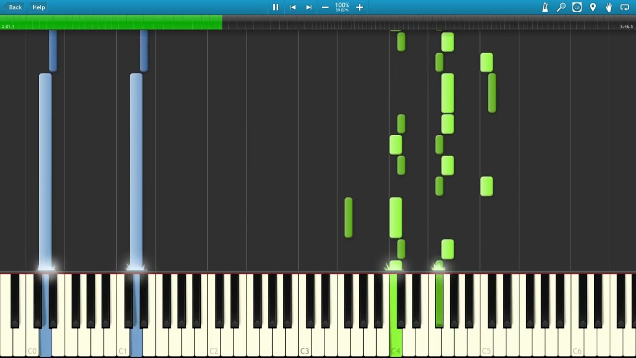 (REUPLOAD) Synthesia Tutorial - Sigma's Theme (Arrangement ver.)