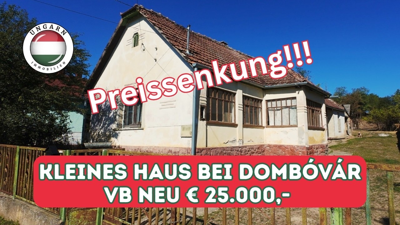 Renovierungsprojekt - kleines Haus bei Dombóvár/Ungarn zu verkaufen