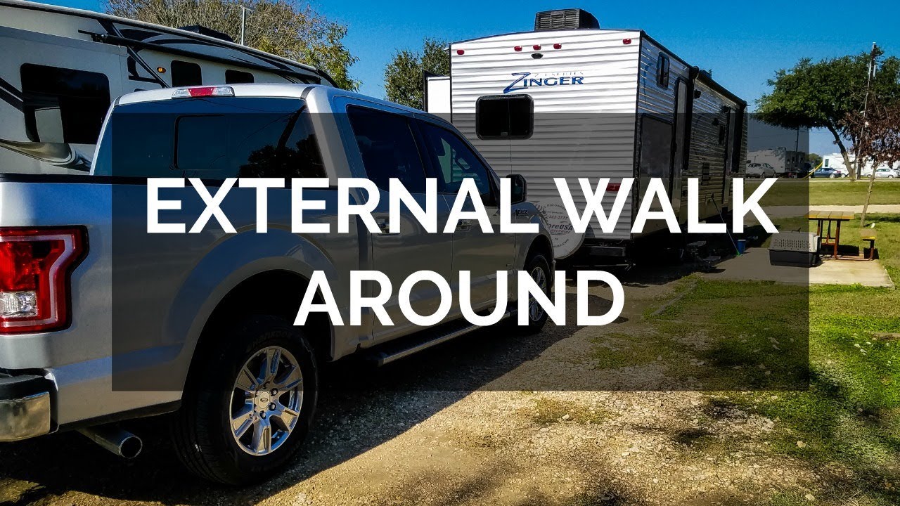 RV Travel Trailer Tour | Crossroads Zinger RV | External Walk Around