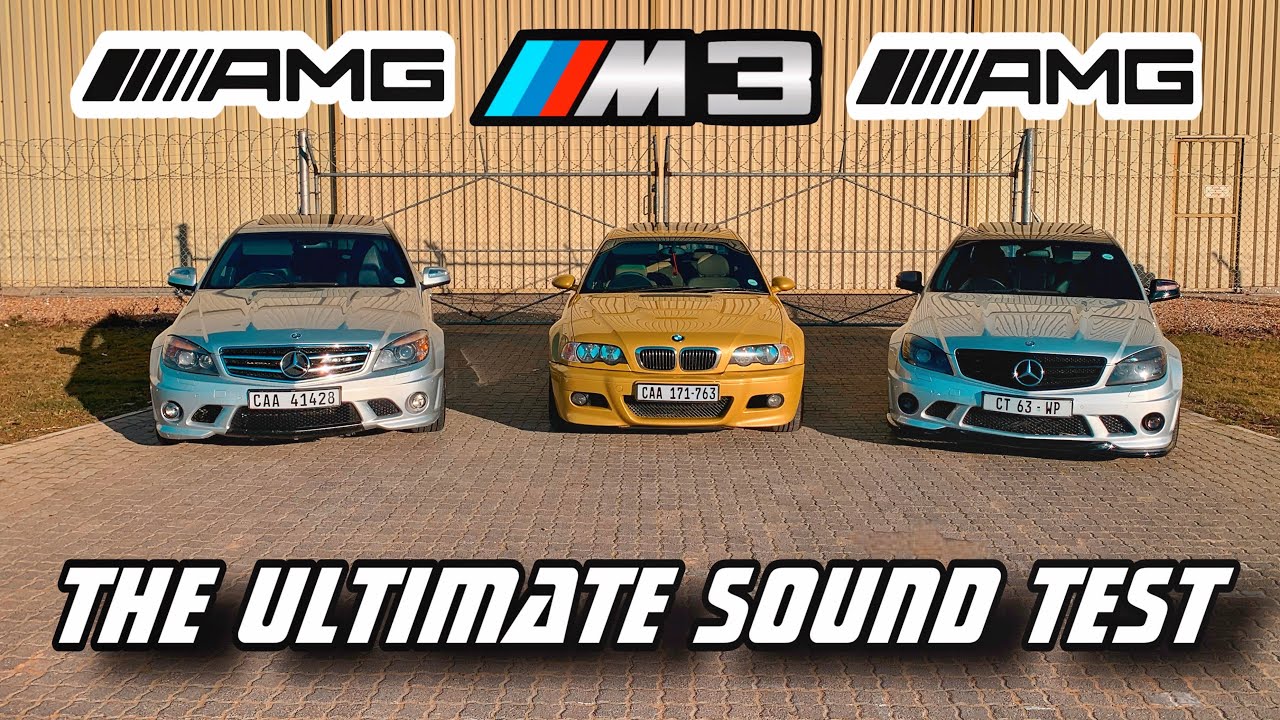 AMG C63 VS BMW M3 | Loud Sounds & Accelerations