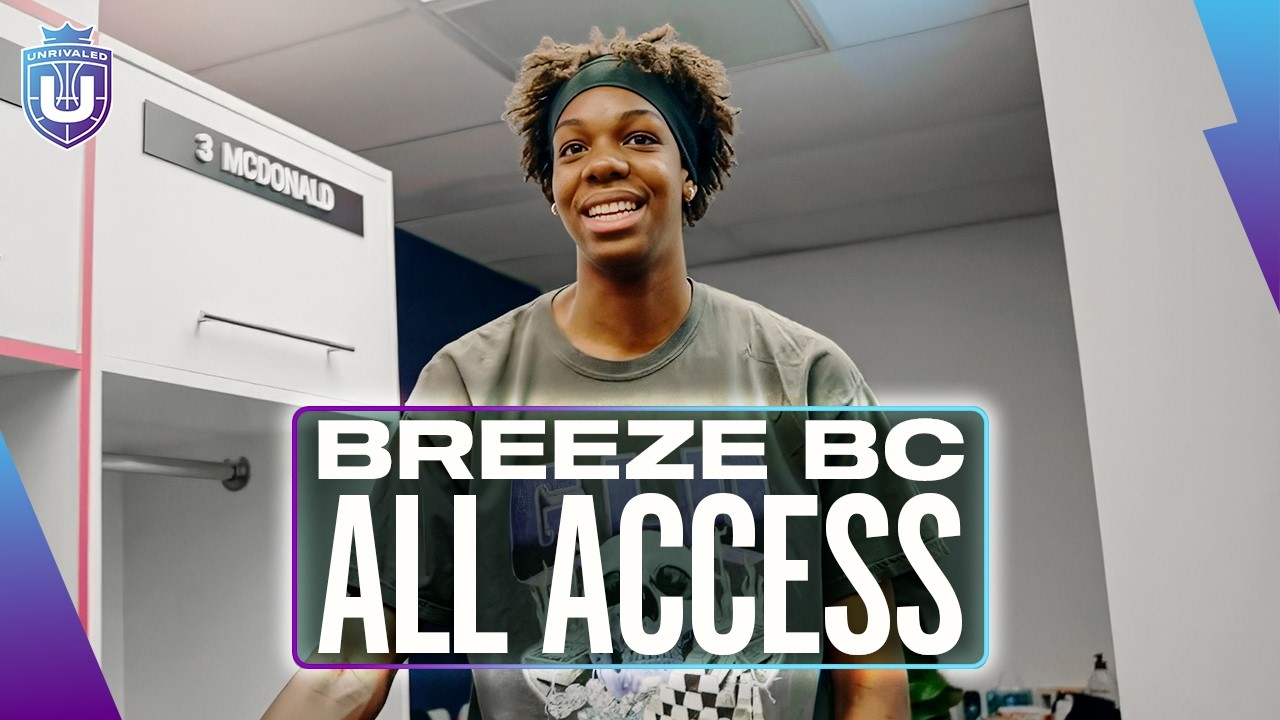 Один день из жизни в Unrivaled с Доминик Малонга | Breeze BC All-Access | Unrivaled Basketball