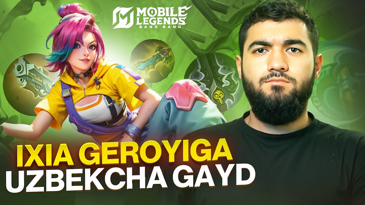 SOLO VA TEAM FIGHTLARDA KUCHLI BO'LGAN IKSIYA GEROYIGA UZBEKCHA GAYD I MOBILE LEGENDS BANG BANG