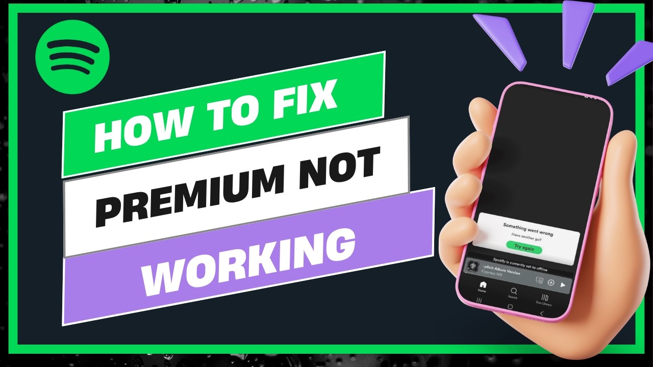 How To Fix Spotify Premium Not Working !