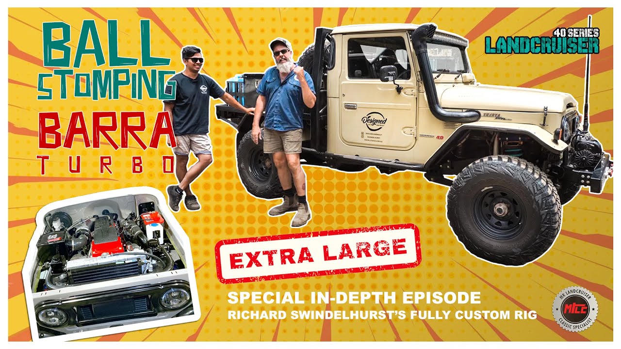 Designed and Built's absolutely mental Barra Turbo FJ45 (Extra Long Episode!) - Mr Landcruiser