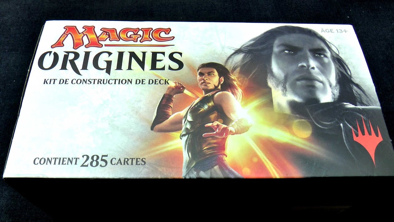 Ouverture KIT DE CONSTRUCTION DE DECK - MAGIC ORIGINES