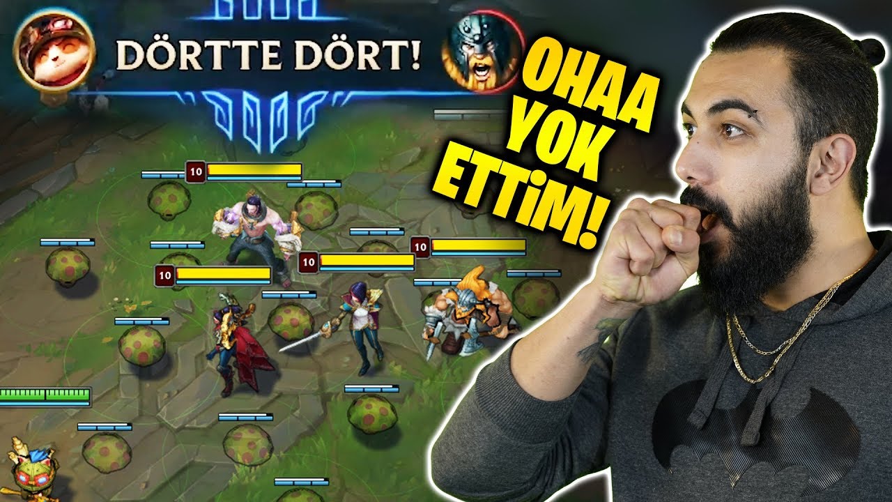 OHA YOK OLDULAR!! SADECE MANTARLARLA QUADRA ATTIM!! ZA SERİSİ TEEMO!! | Barış Can