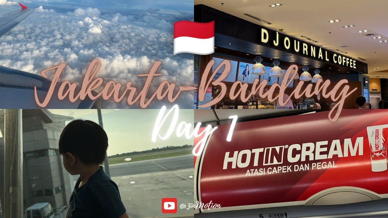 VLOG | 8 jam perjalanan dari Kota Kinabalu ke Jakarta 😱 | Day 1:JKT-BDG TRIP w our 2 years old son |