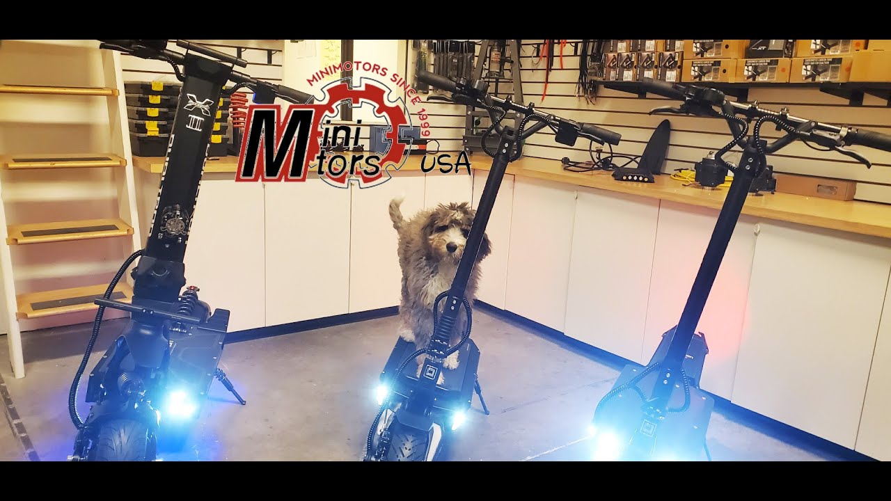 Dualtron Storm / Dualtron Ultra 2 / Dualtron X2 Walkthrough of New 72 Volt Scooters by MiniMotorsUSA