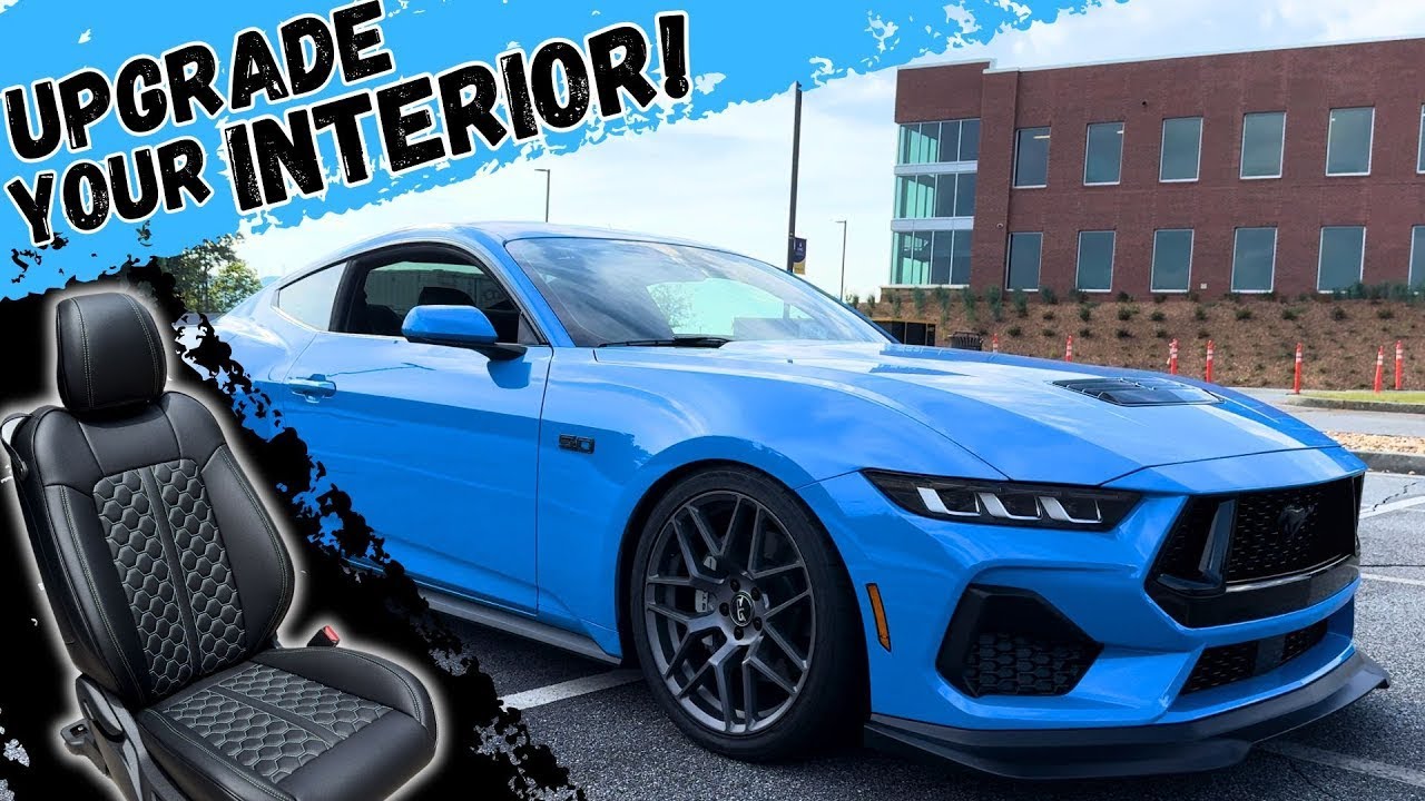 Upgrade: 2024 Mustang Transformed with Kustom Interior™ Seat Covers! @daily_driven