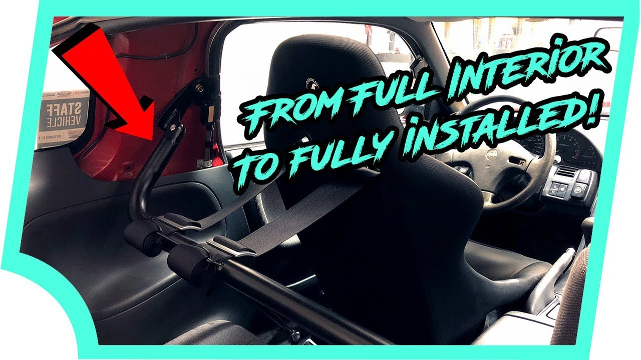 How to Install a Racing Harness Bar (240SX)