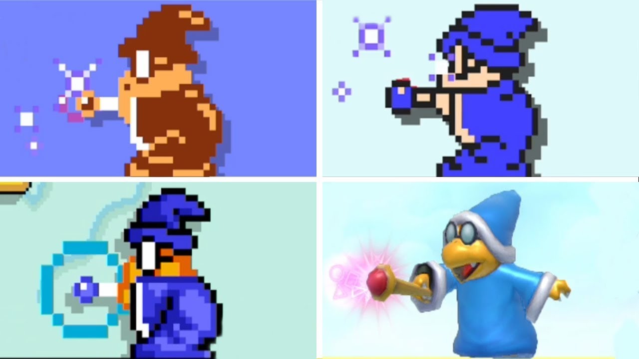 Evolution of - Magikoopa in Super Mario Games