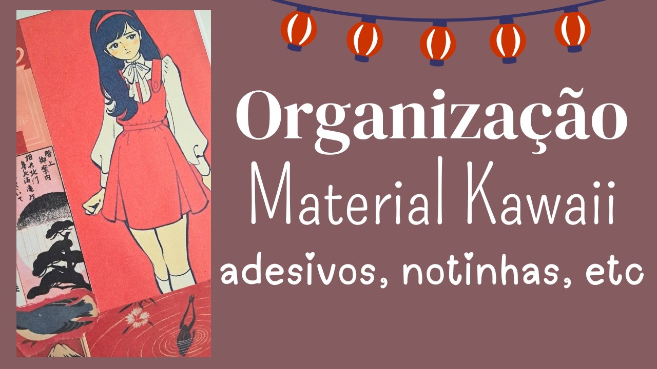 Organizaçao - Papelaria - Material Kawaii - Adesivos e Notinhas