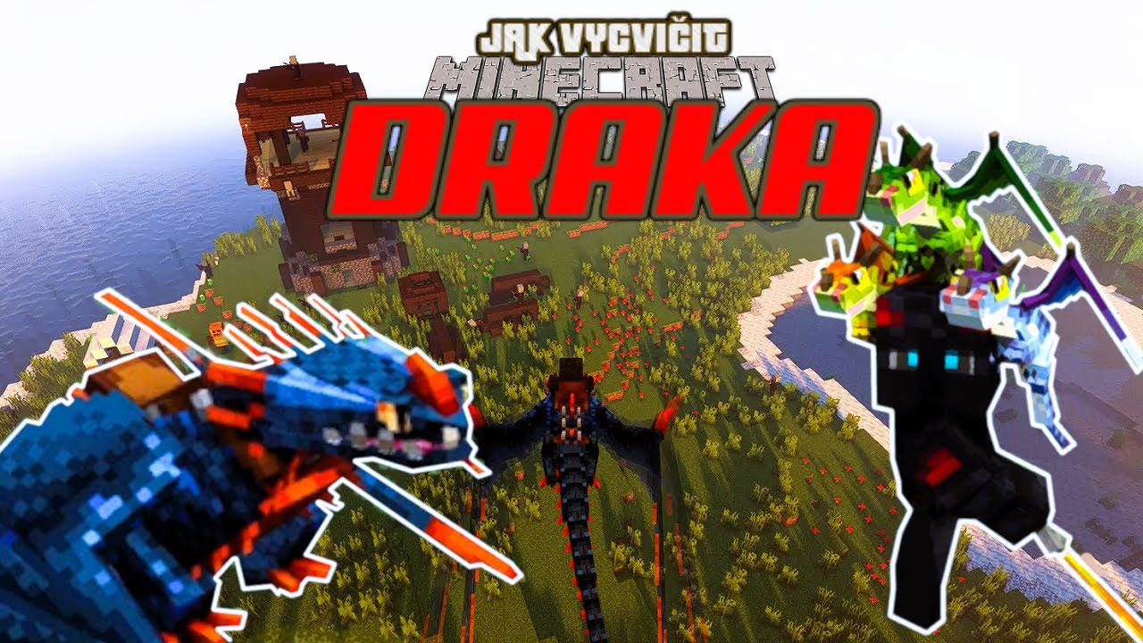 JAK VYCVIČIT DRAKA V MINECRAFTU! 🦎 I 18.- MINI DRACI!