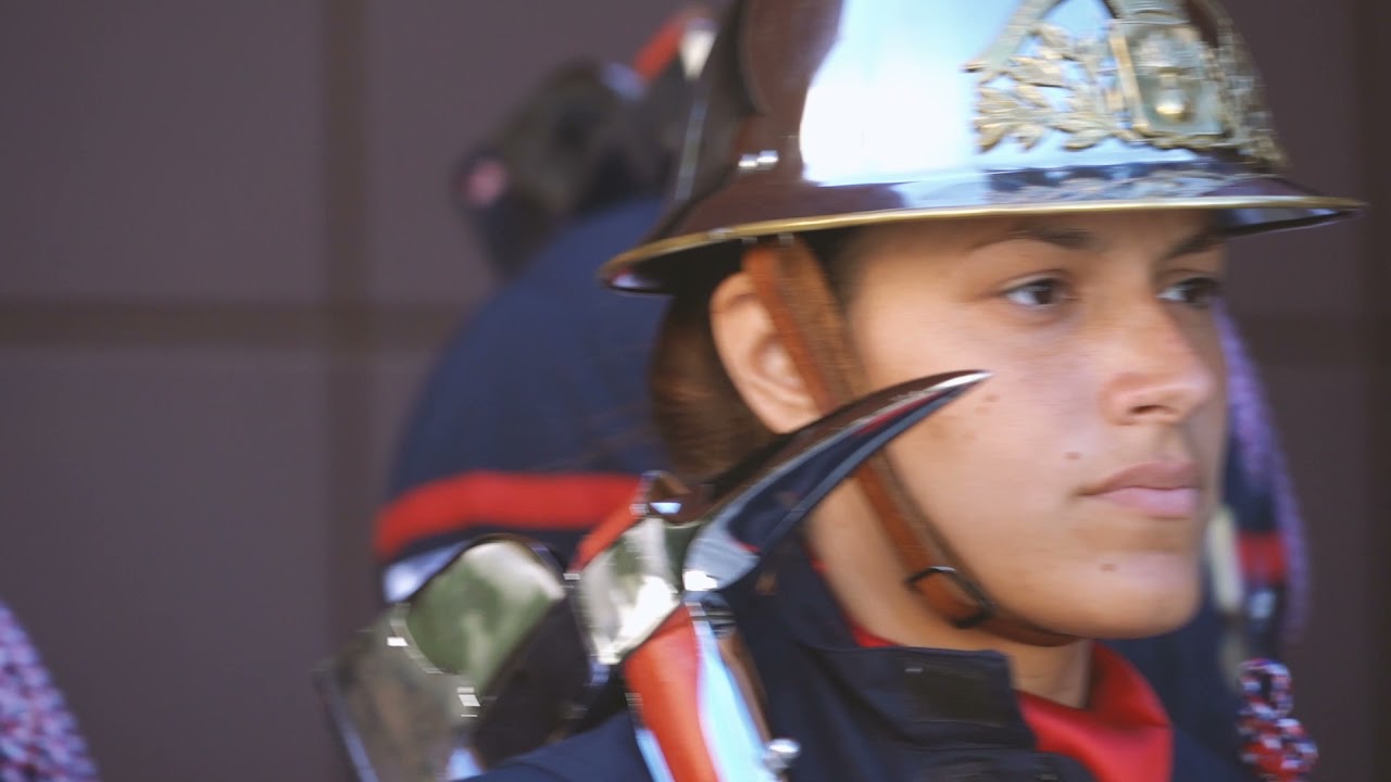 Remise des casques Jeunes sapeurs-pompiers au CFD