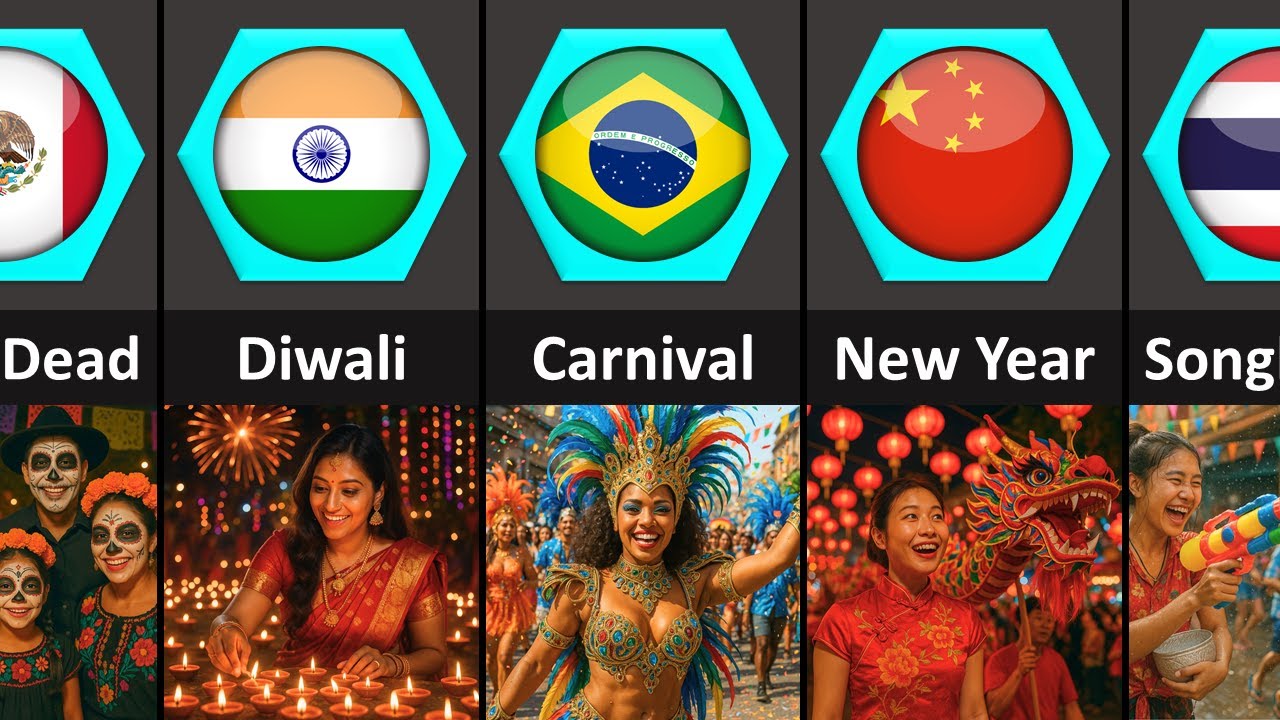 Most Popular Festival in Every Country