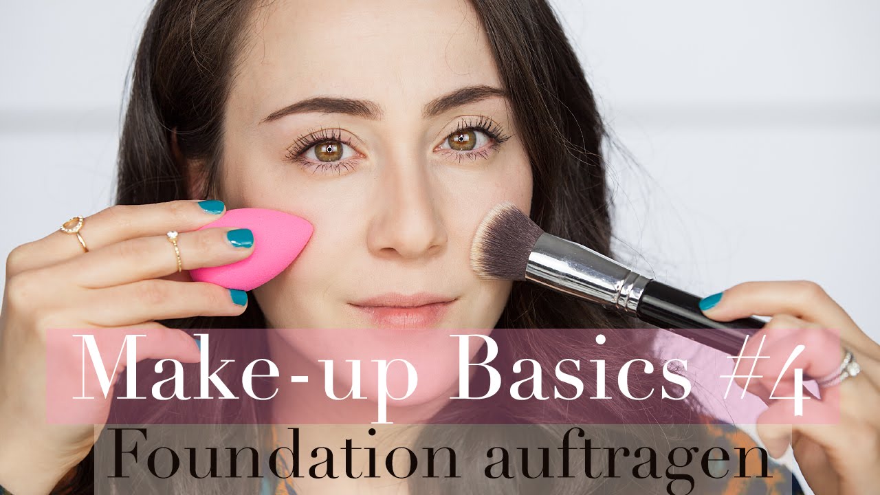 Foundation richtig auftragen I  Methoden & Arten I Make-up Basics #4 I Hatice Schmidt
