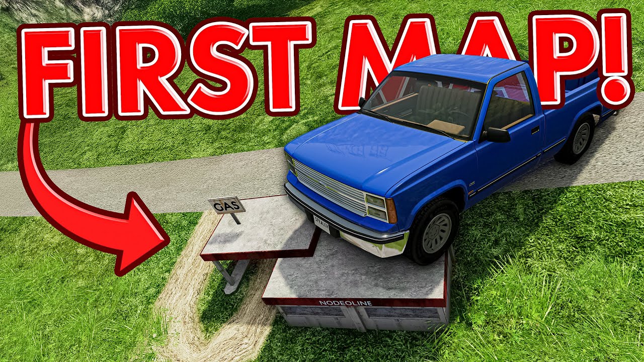 ПЕРВЫЕ карты, которые я сделал в BeamNG! | BeamNG Drive Mods