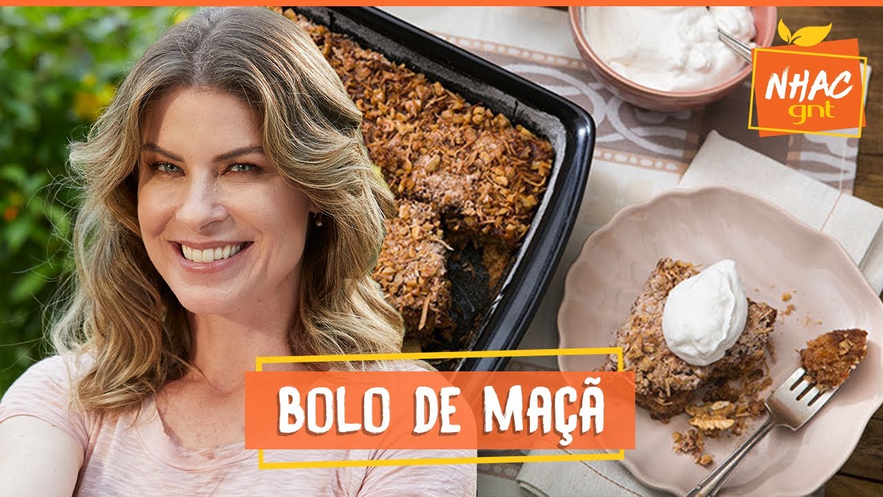 Bolo de maçã com farofa de coco | Rita Lobo | Cozinha Prática