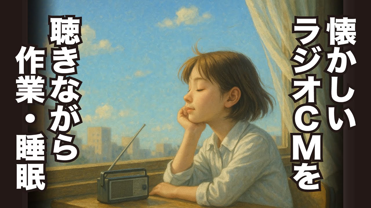 【青春女子寄り編】懐かしいラジオCMを聴きながら&nbsp;1970～1980年代