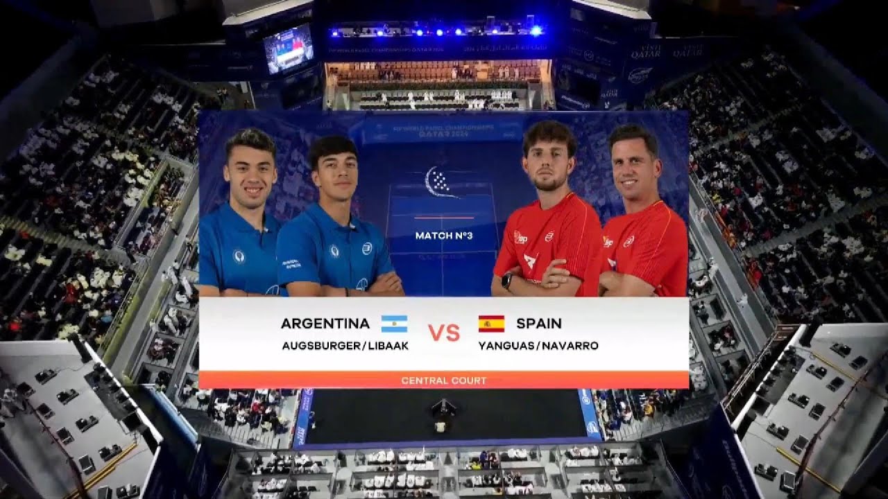 FULL-MATCH FIP WORLD PADEL CHAMPIONSHIPS AUGSBURGER/LIBAAK vs YANGUAS/NAVARRO