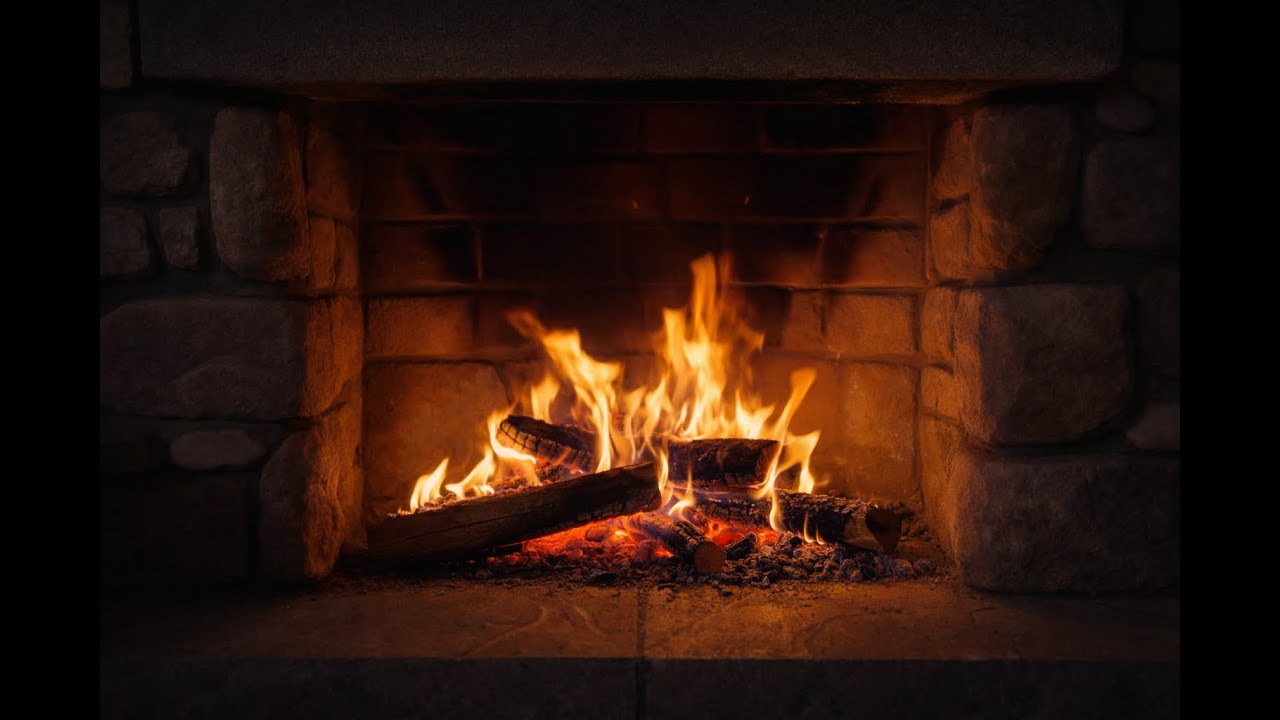 Cozy Fireplace Sounds for Sleep | Calm Fire Ambience (1 Hour)