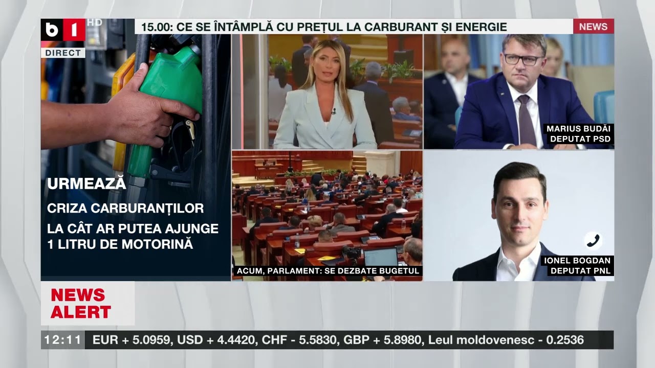 TALK B1 CU G.MIHAI. DEZBATERI CENZURATE PE BUGET 2026. SCENARIU NEGRU: PREȚURILE LA POMPĂ +12 LEI P1