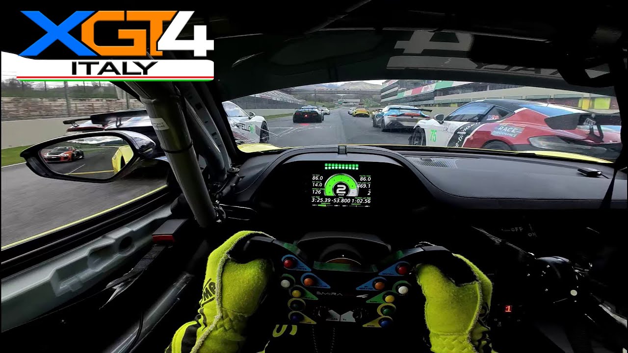 START Race 1 con Stefano D'Aste On Board - XGT4 Mugello 2025